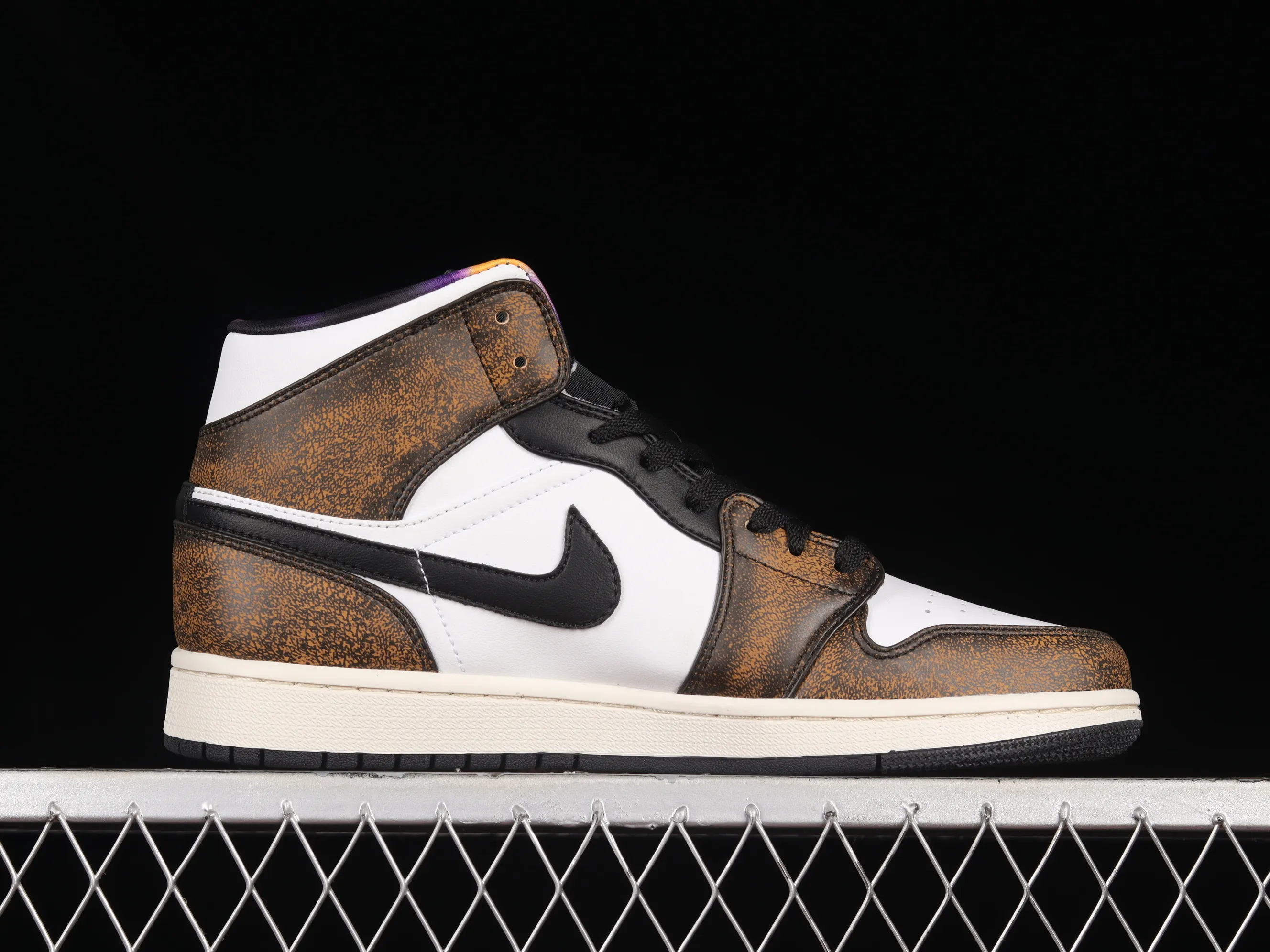 All categories Air Jordan Jordan series basketball shoes Air Jordan 1 Mid Air Jordan 1 Mid "Wear Away" AJ1 Joe 1 starry sky tie-dye China basketball shoes DQ8417-071